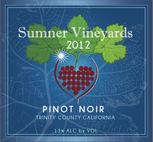 Sumner Vineyard 2012 Pinot Noir